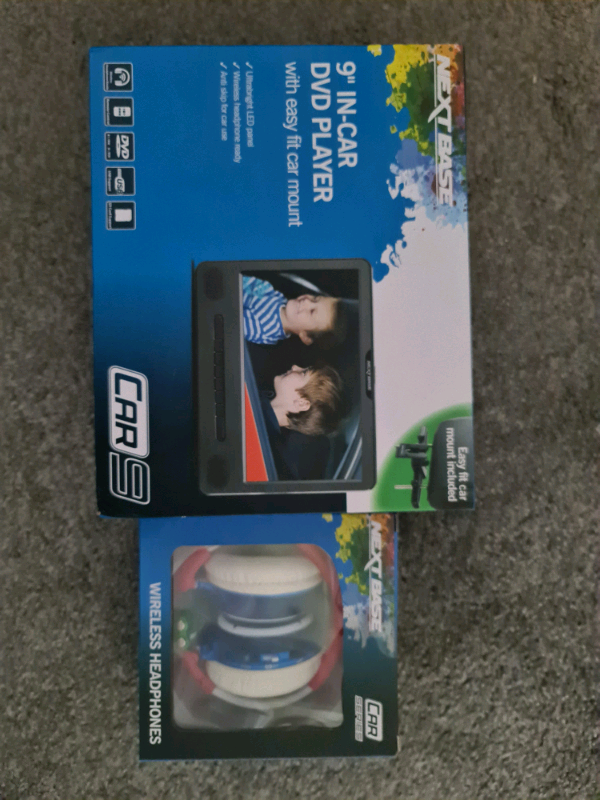 Nextbase car DVD player & headphone brand new 