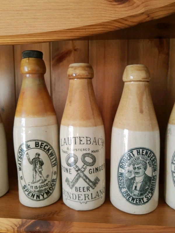 Stone ginger beer bottles like these wanted with pictures on