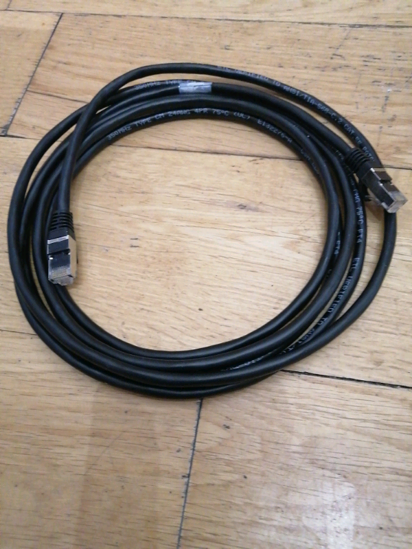 RJ45 cat 5 patch panel lead. 4 pair 