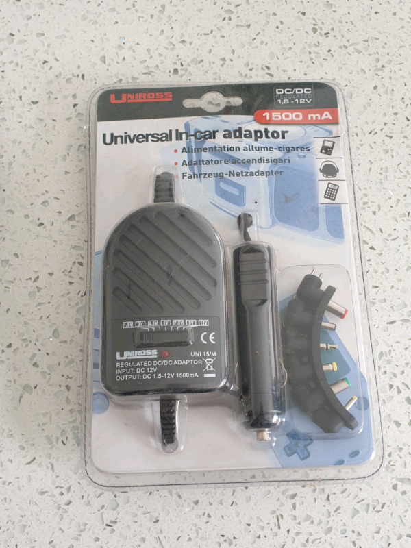 New Universal In Car ACDC Adaptor 