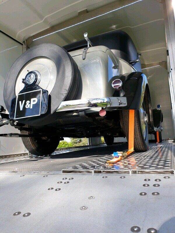 WOODFORD COVERED CAR TRAILER ENCLOSED TRANSPORTER CLASSIC SPORTS VINTA