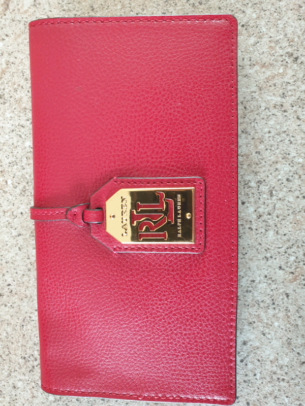 2 Brand new designer 2 ralph lauren leather purses