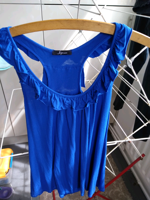 Royal Blue summer top size 14