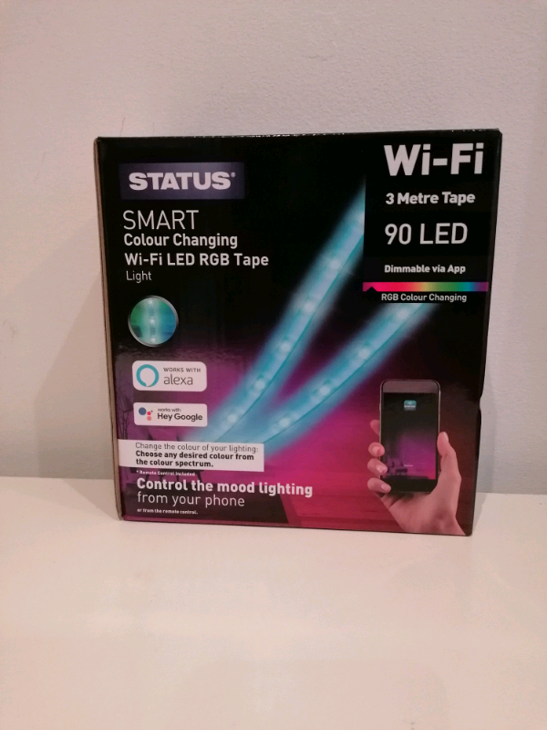 Smart Colour Changing USB LED RGB Tape Lights Works With Alexa New 