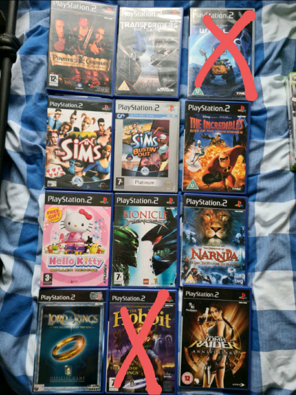 Selection of PlayStation 2 games 