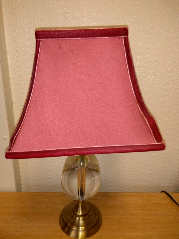 Laura Ashley Table Lamp Glass Base 