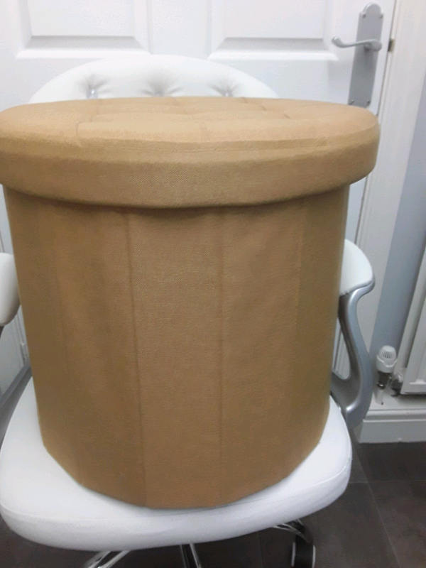 DUNELM SHOE STORAGE SEAT FOOTREST OTTOMAN