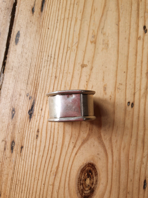 2 Silver plated Napkin Rings at £5each