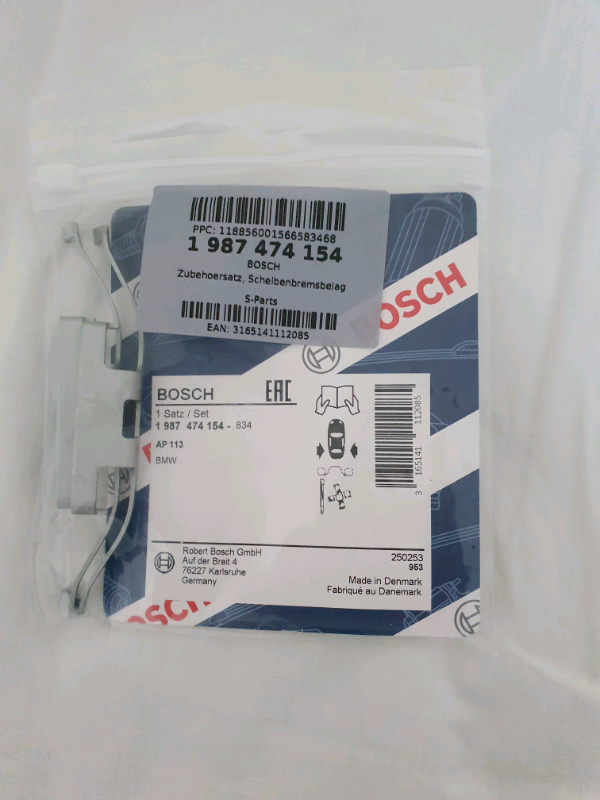 BMW e46 brake caplier parts