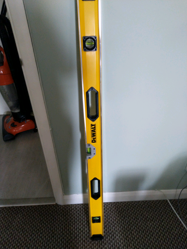 DeWalt 48in (1219mm) box beam spirit level if you see add it is still for sale