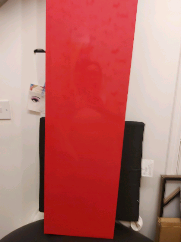 image for Pink gloss ikea floating shelf