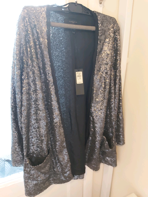 Ladies jacket by RIVER ISLAND Size 16 B/N