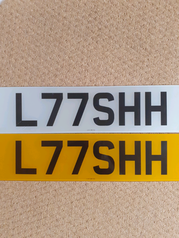  Cherished number Lush make up plate for Mercedes, Audi,BMW ,Ford