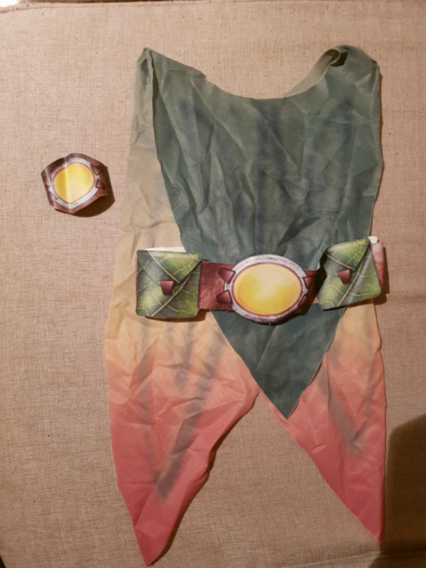 Collection Only! TREE FU TOM STYLE CAPE / WINGS & BELT COSTUME SET - FREE WRIST BAND.
