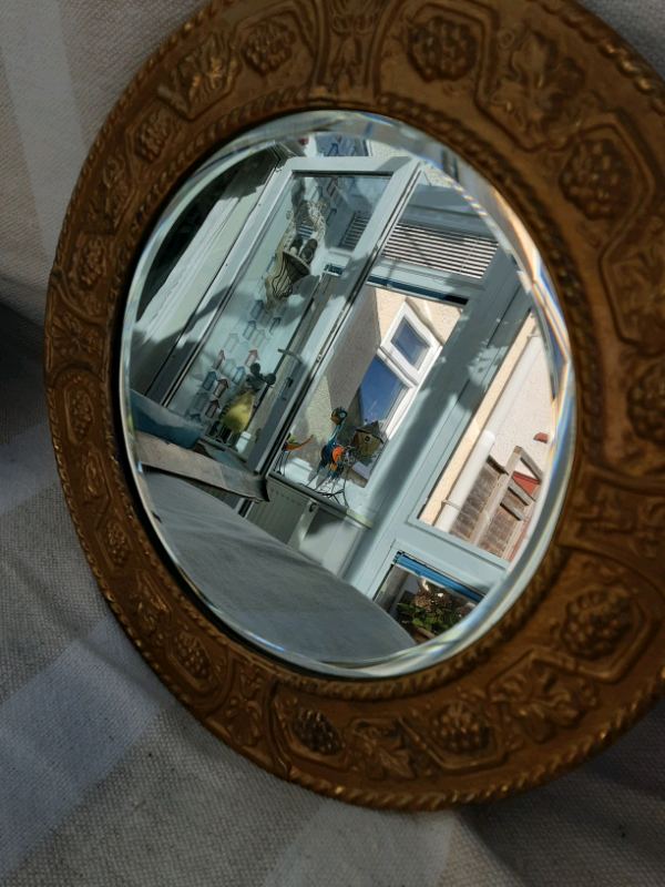 Vintage Metal Surround Mirror