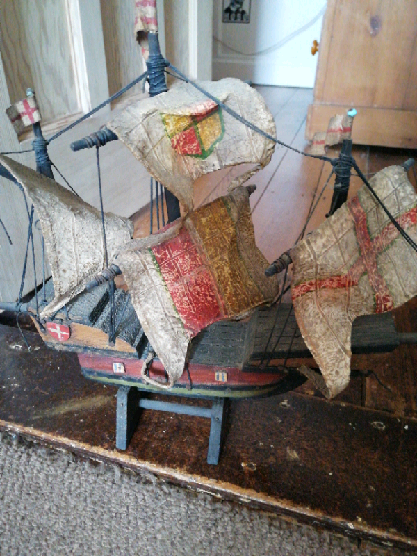 Wooden sailing ship