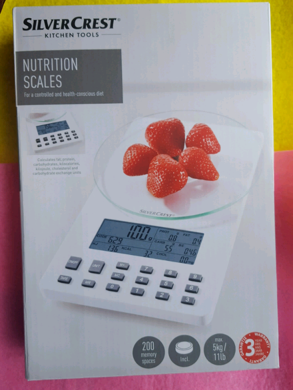 Nutrition kitchen scale . 