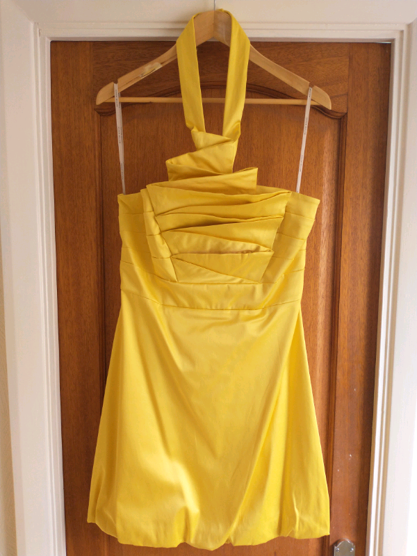 Karen Millen yellow dress 