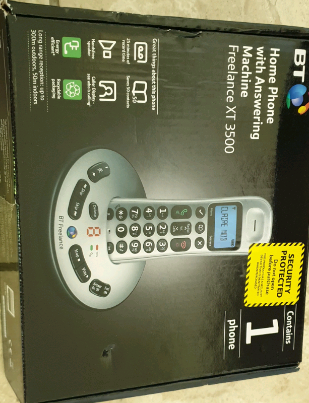 BT Freelance XT3500 Digital Cordless Phone with Answering Machine