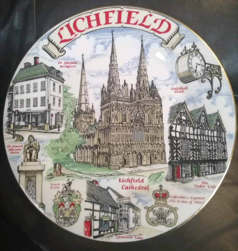 Various Collectable Plates - Walsall, Cannock, Lichfield
