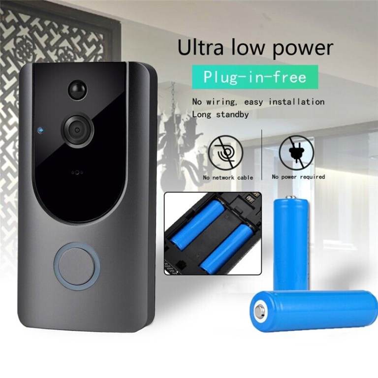 Latest Smart Home doorbell wireless door bell camera intercom IR Night Vision PIR Motion Detection