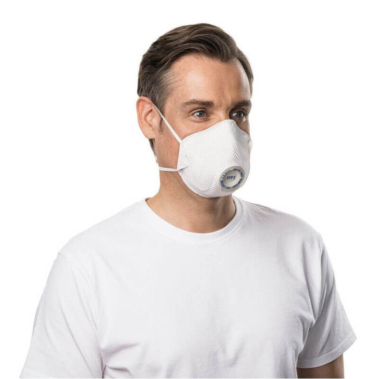 3 x MOLDEX 2455 SMART VALVED DISPOSABLE RESPIRATOR MASK's FFP2 NR D 4 ALL TRADES