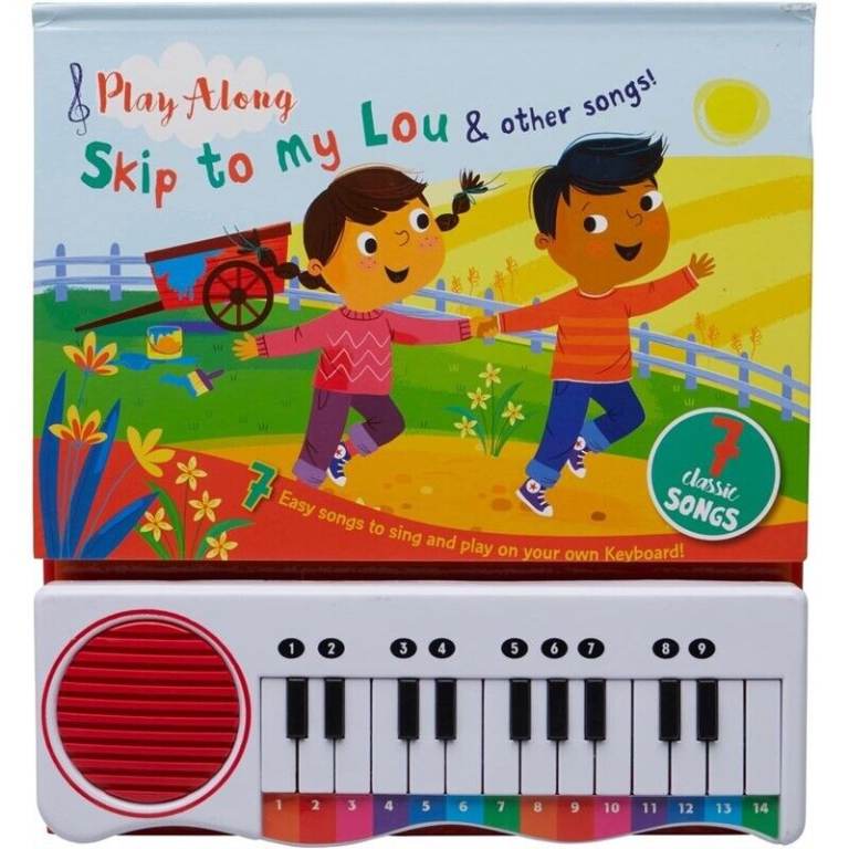 * DELIVERY AVAILABLE * Skip To My Lou Piano Kids Child's Children Baby Book Xmas Gift Present