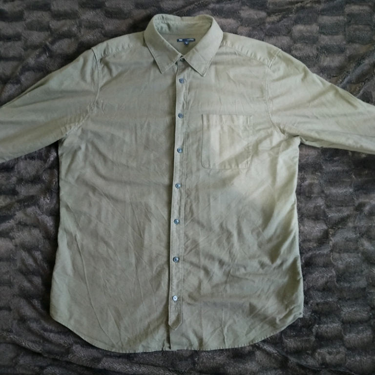 Gap: Military Green XL Men's Shirt 