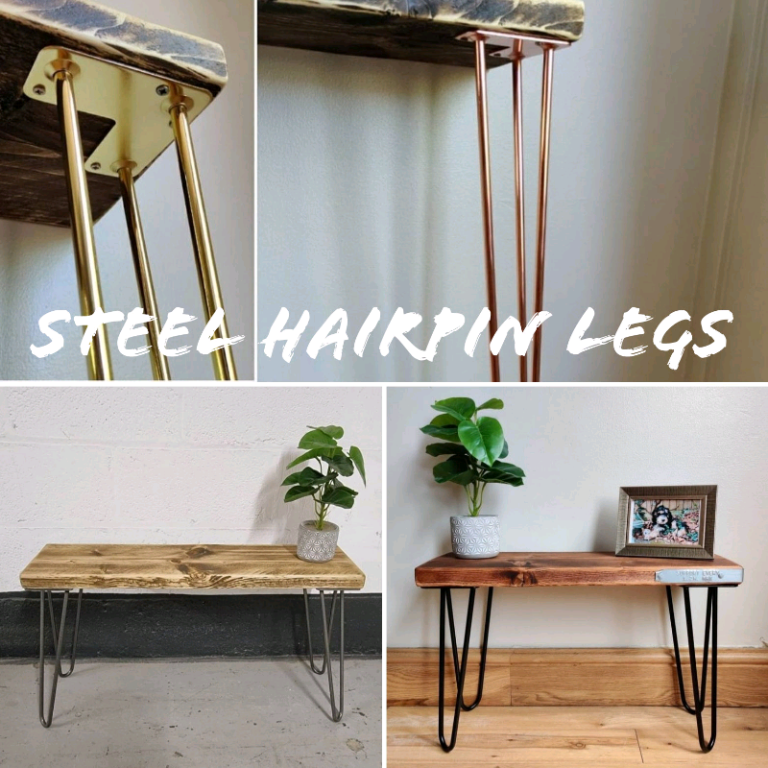 INDUSTRIAL DESIGNED STEEL HAIRPIN LEGS
