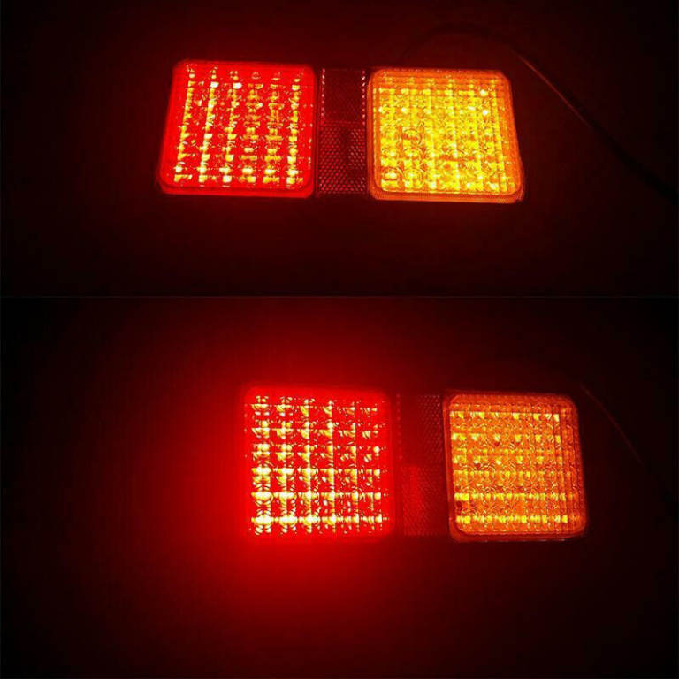 200 LED REAR TAIL LIGHTS 12V 24V TRUCK LAMP TRAILER STOP BRAKE LIGHT & INDICATOR