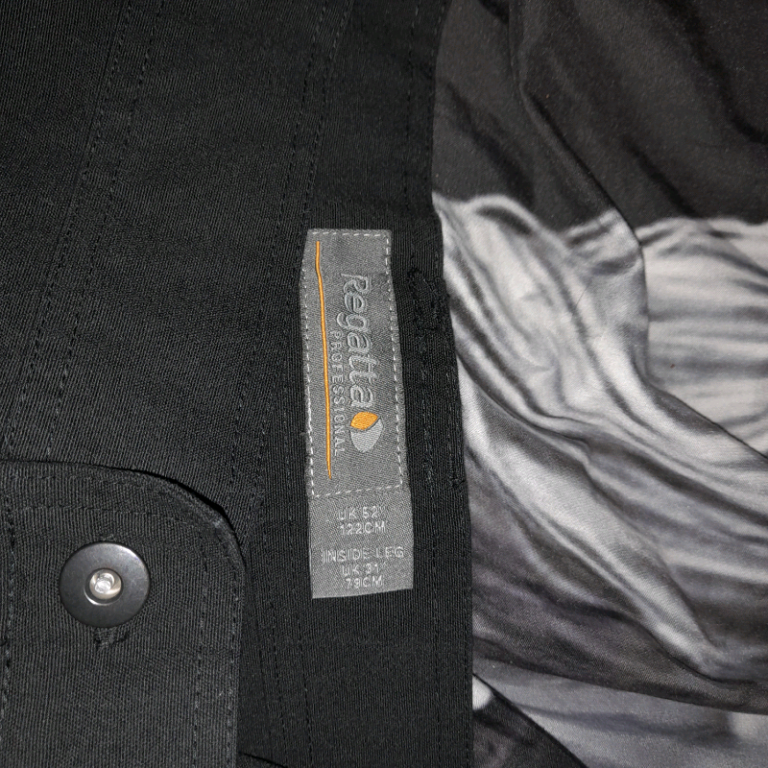 3 x  size 52 UK Brand new regatta Men's Cargo Work Trousers | Black