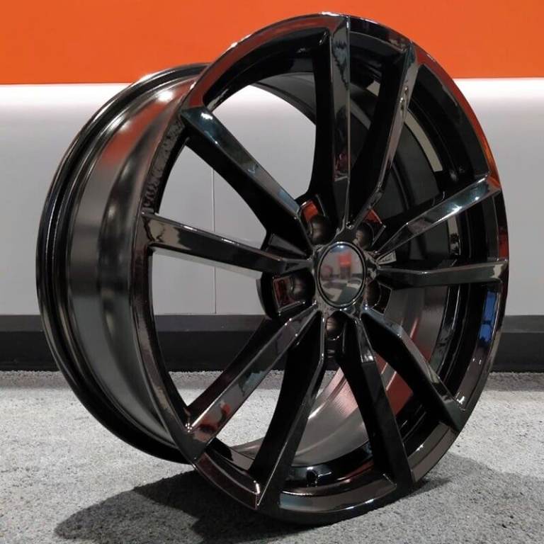 18 & 19Inch Pretoria (Black) style Alloy wheels and tyres (5x112) Suits Most VW, SEAT ETC