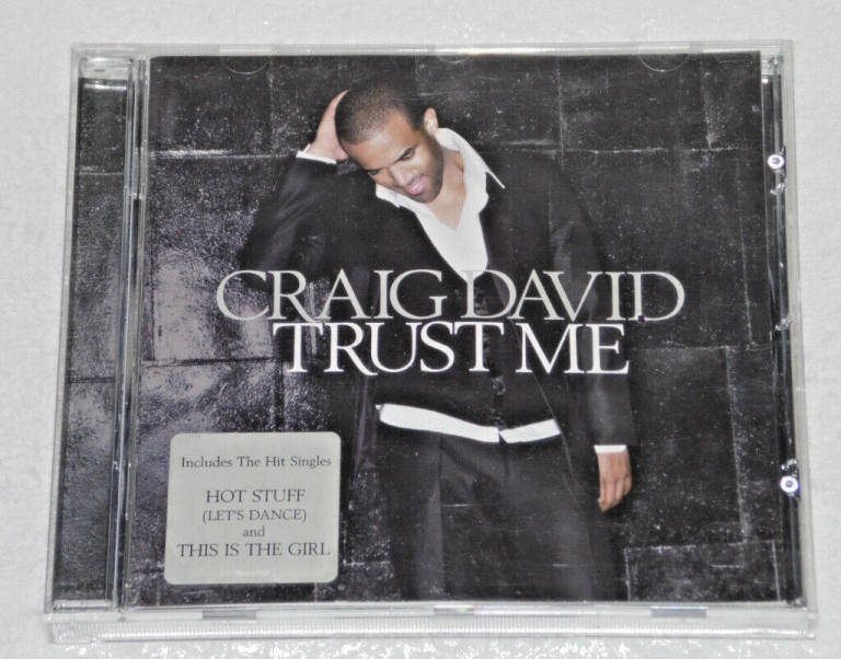 MUSIC CD ALBUM CRAIG DAVID TRUST ME 11 TRACKS HOT STUFF LETS DANCE FRIDAY NIGHT*
