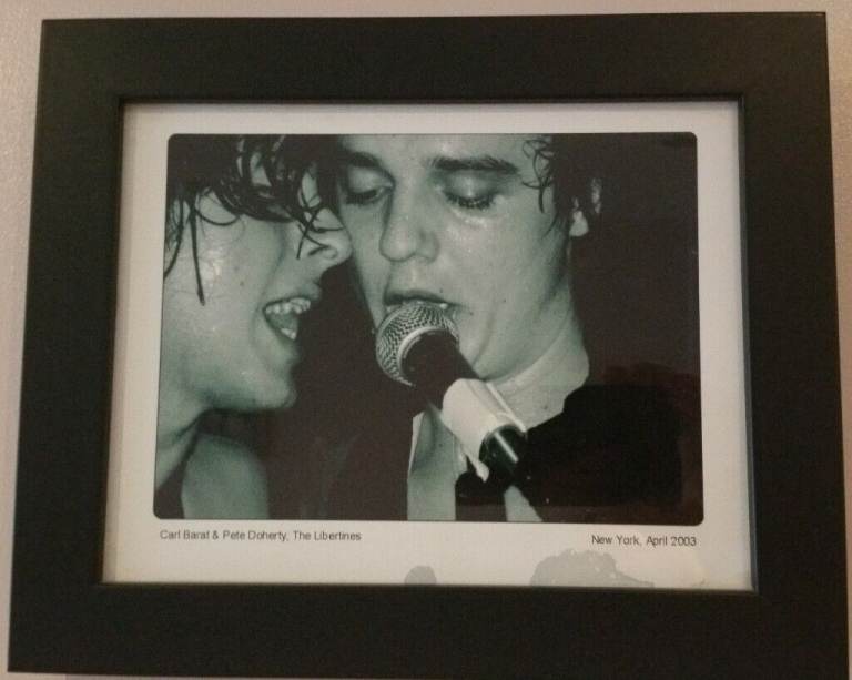 The Libertines. Framed Photo, New York, April 2003.