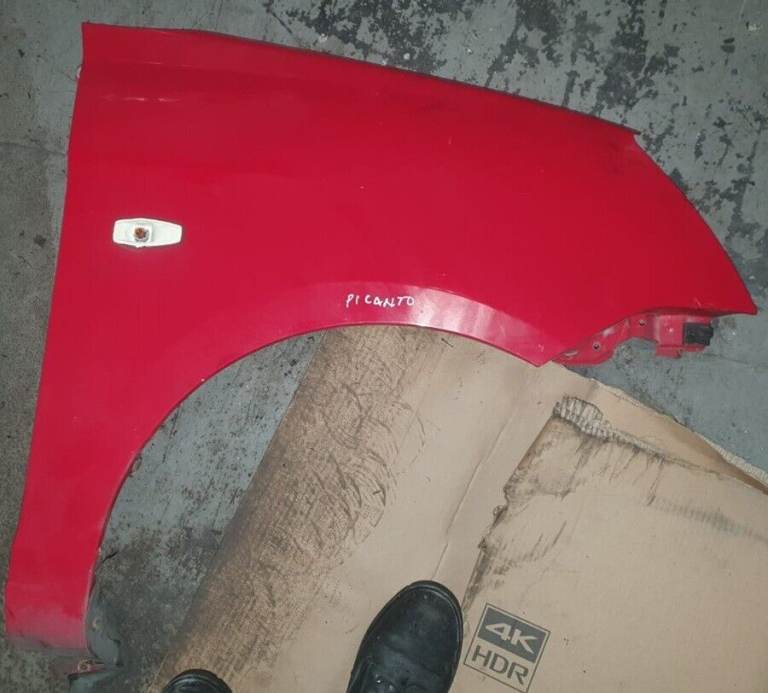 Kia Picanto Right Side Front Wing Red 2004