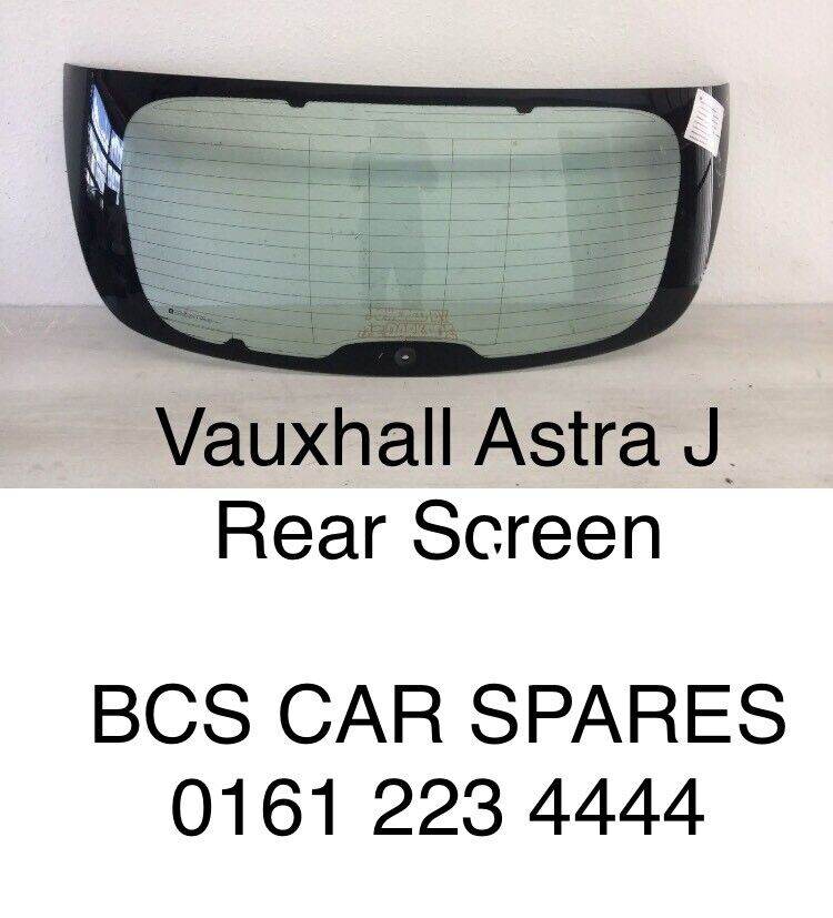 Vauxhall Astra h. Rear Window Screen. Hatchback.  2010 - 2013.  Fitting Available. Ask 