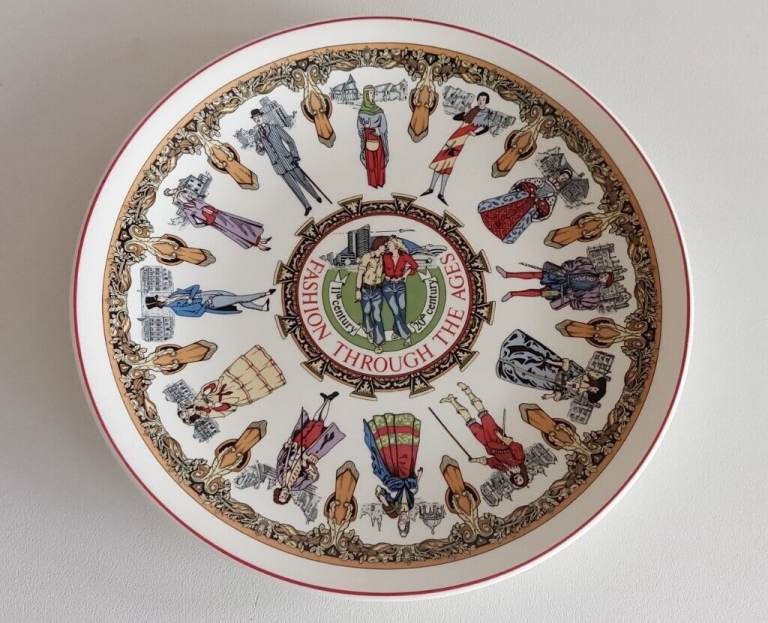 Wedgewood 10in plate - Fashion through the Ages