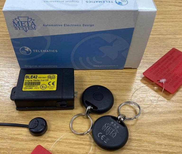 Vehicle immobiliser system Meta Trak Auto Lock