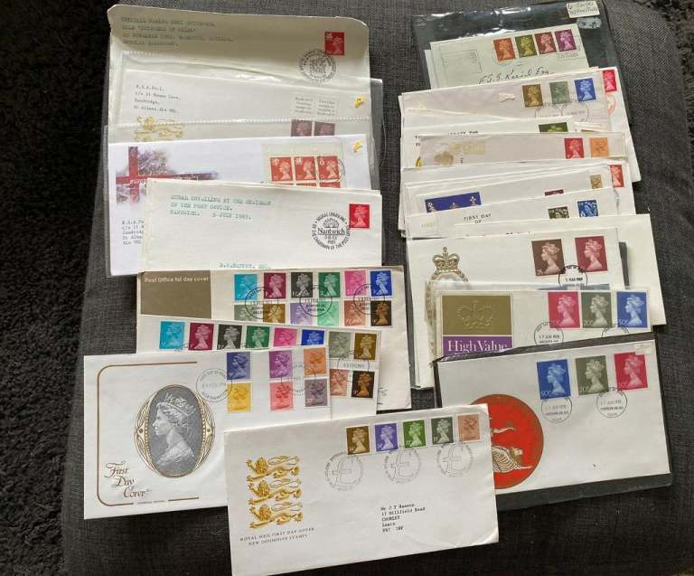 First Day Covers Definitives Great Britain JOBLOT 