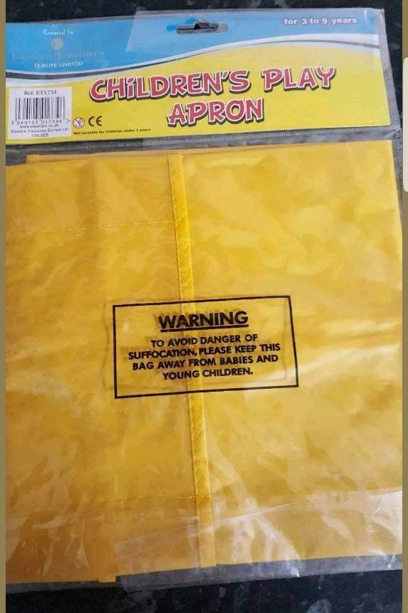 Children's Play Aprons For 3 To 9 Year Old