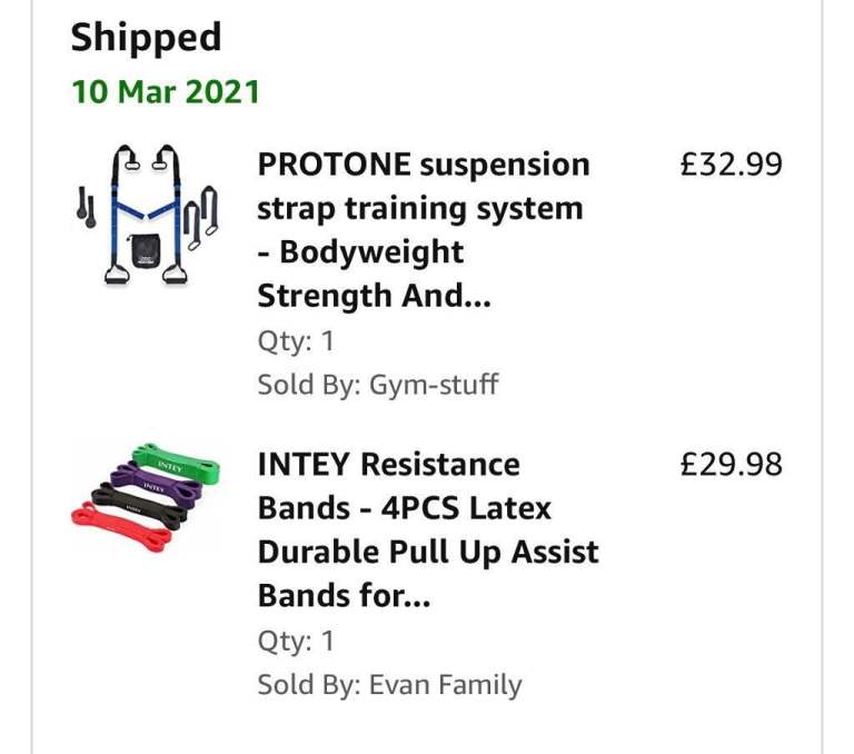 Suspension Strap Training System (Home Workout)