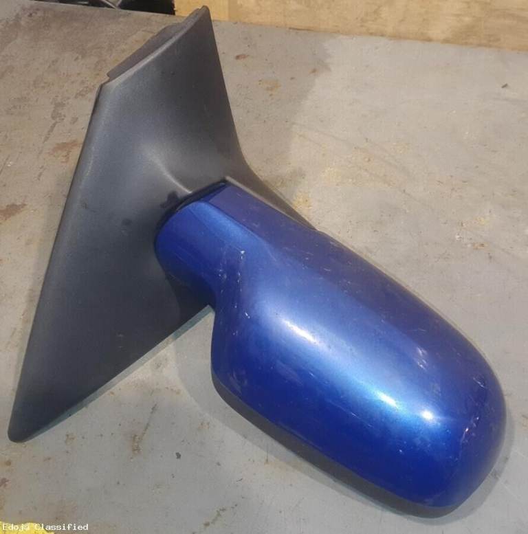 Renault Megane Mk2 Right Side Wing Mirror Blue 2006
