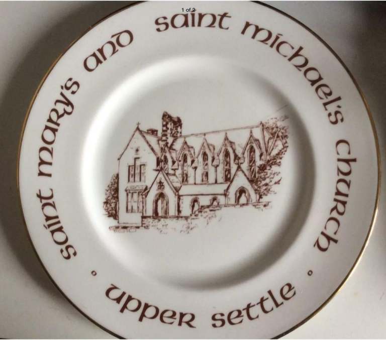 St Mary’s & St Michael’s Church upper Settle plate