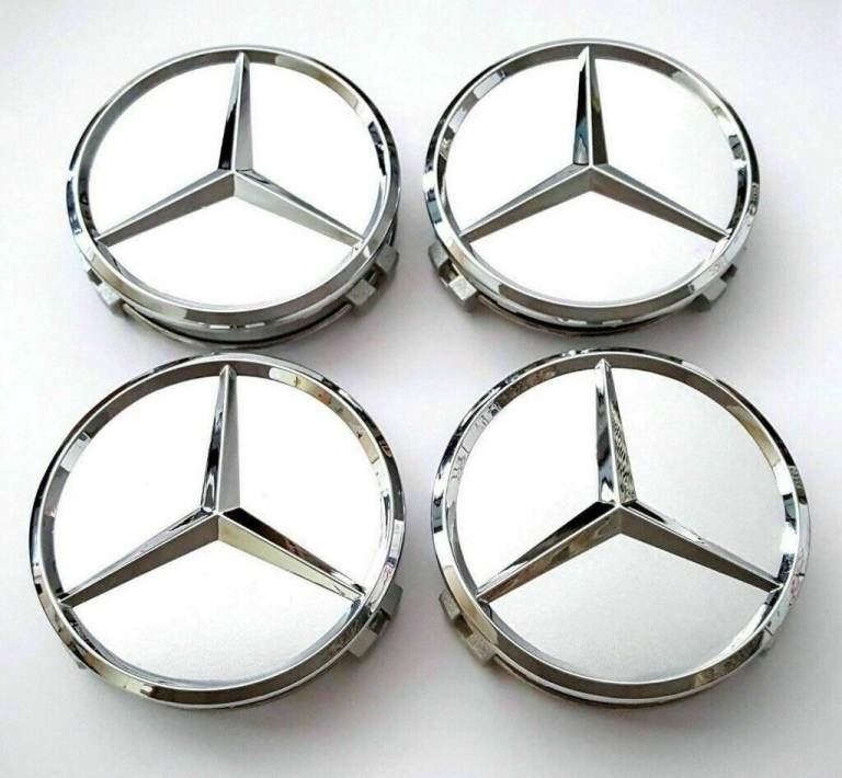 New 75MM 4PC SET FOR MERCEDES BENZ AMG
