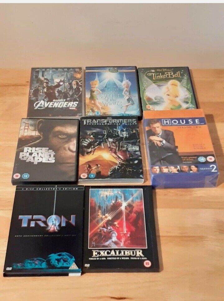 Avengers Assemble, House season 2, Transformers,Tron,TinkerBell, Tinkerbell etc. 