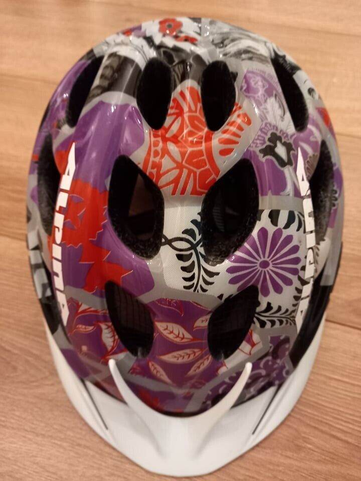 Alpina Rocky Kids Bike Helmet Children - Pink Flowers