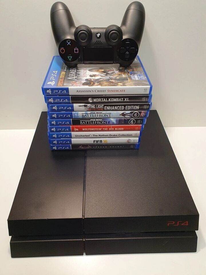 PS4 Console with 9 Games Bundle