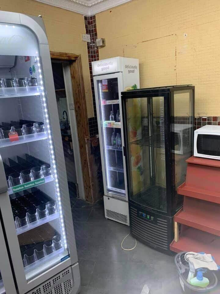 Commercial catering equipment Display fridges freezers refrigeration butchers kitchen items 