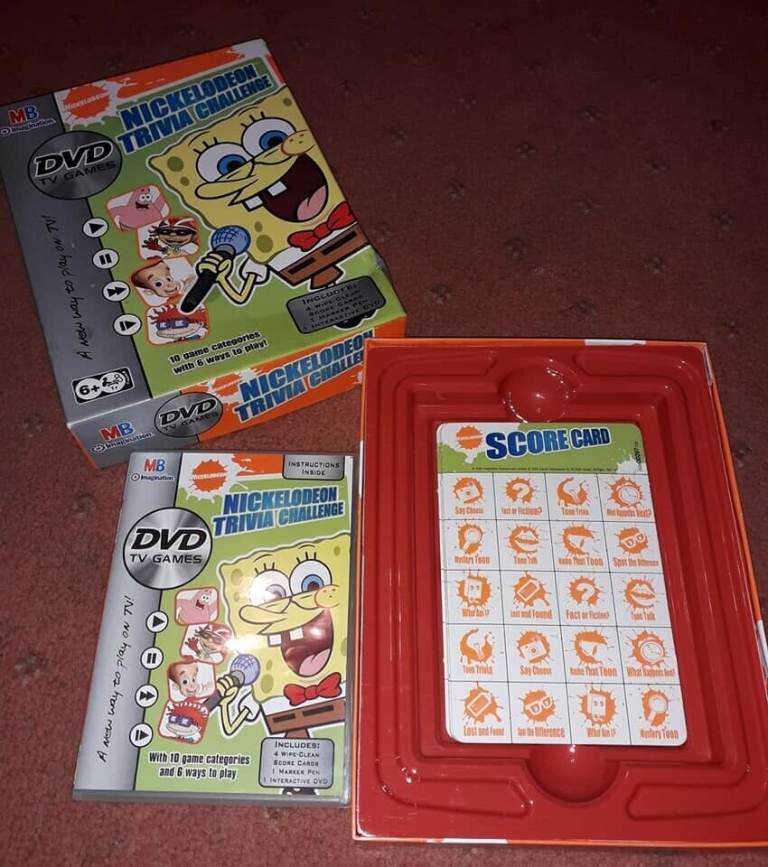 Spongebob square pants dvd game