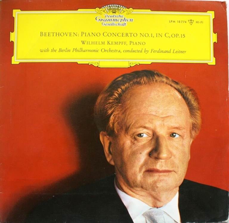 image for Beethoven: Piano Concerto No.1 - Kempff/Berlin Philharmonic/Leitner (LPM 18774)